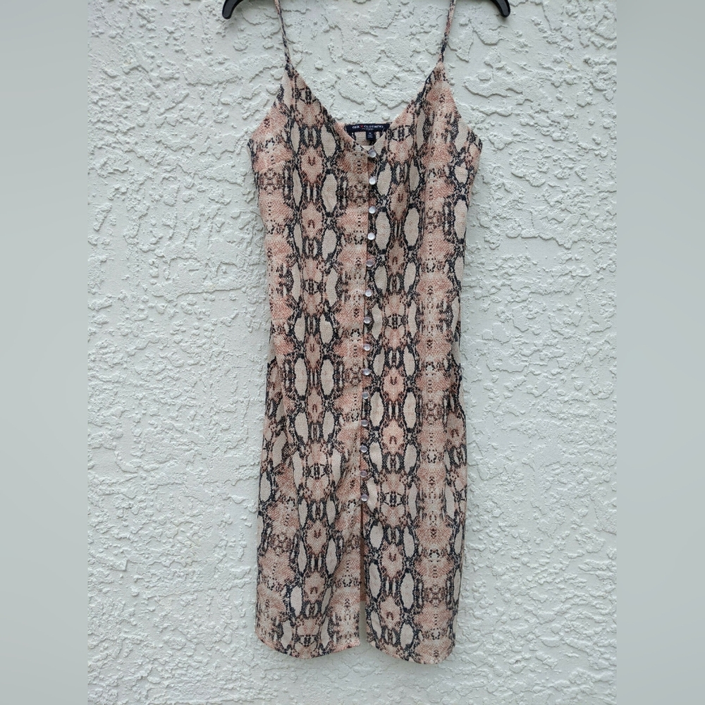 Size small snake print midi dress
